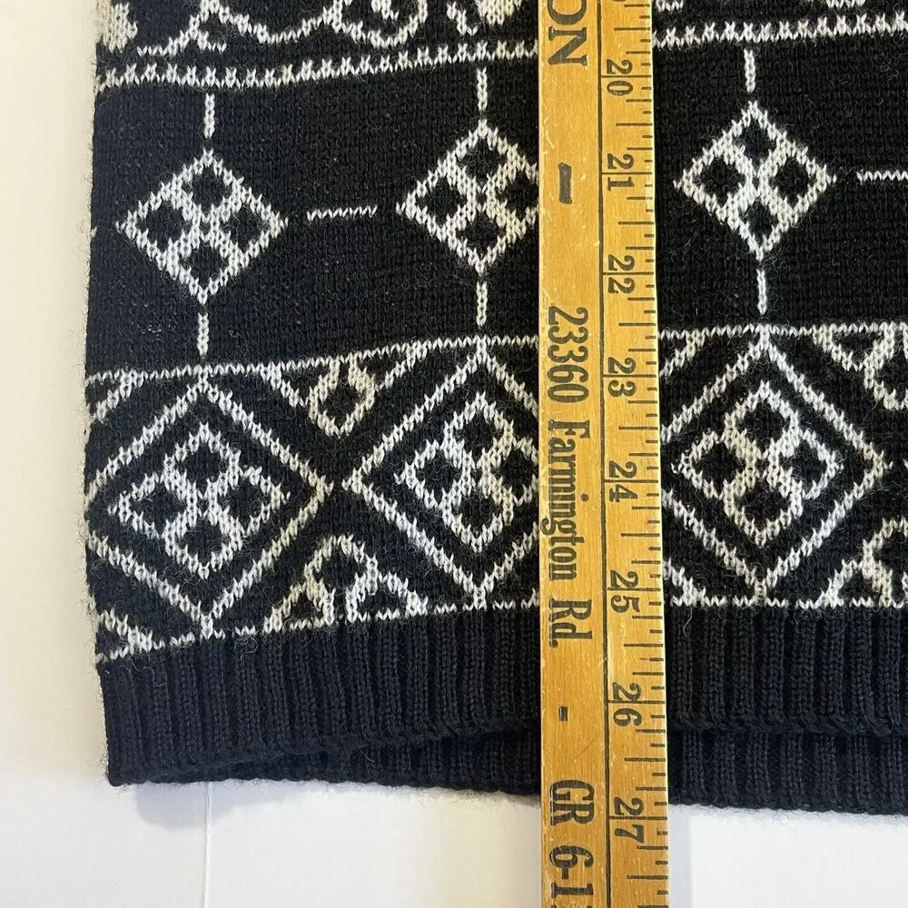 VTG‎ Pendleton 100% Virgin Wool Knit Cardigan Sweater Cowl Neck Womens Large